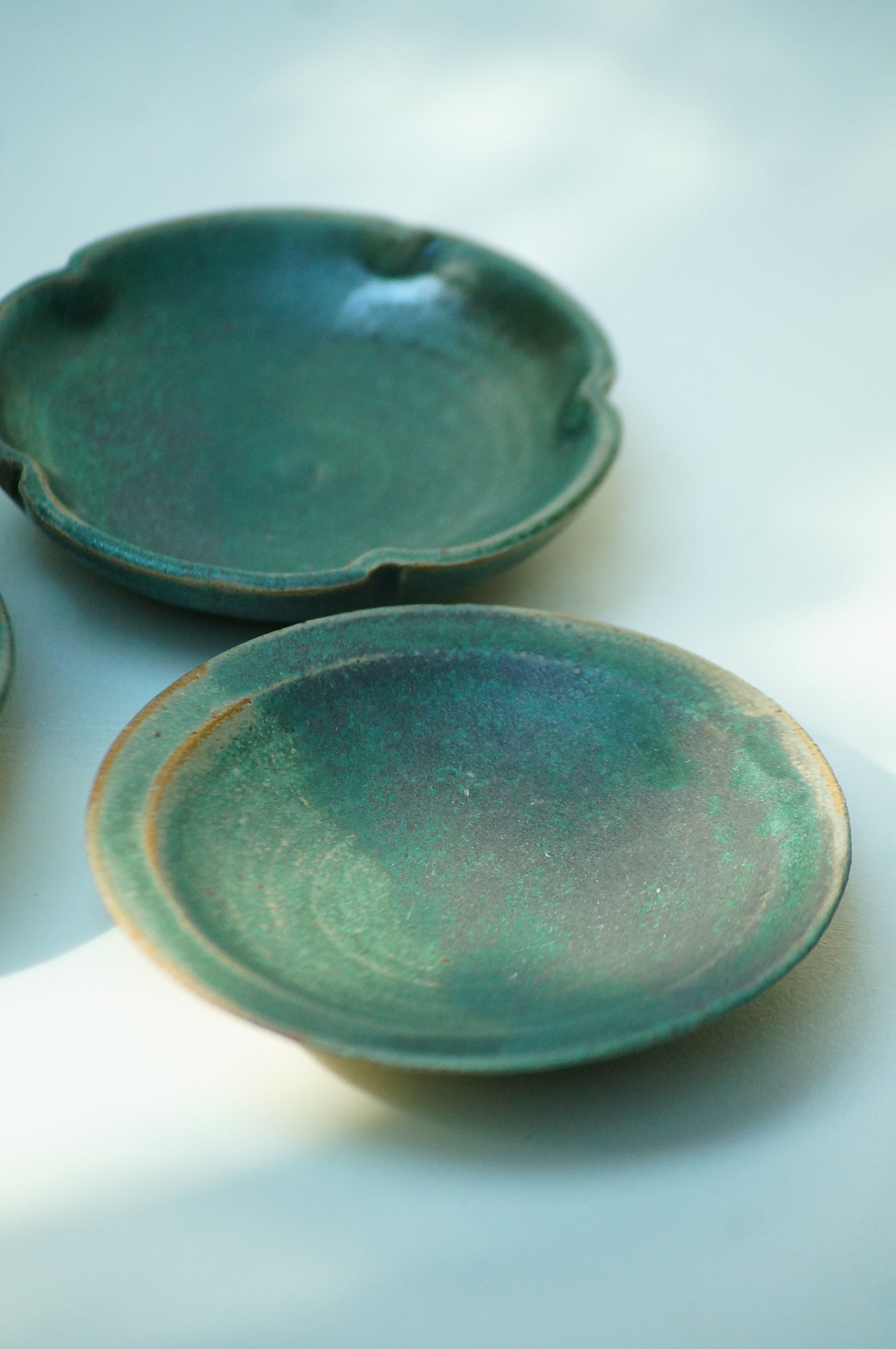 Set de Platitos en Verde mate (Mamezara)