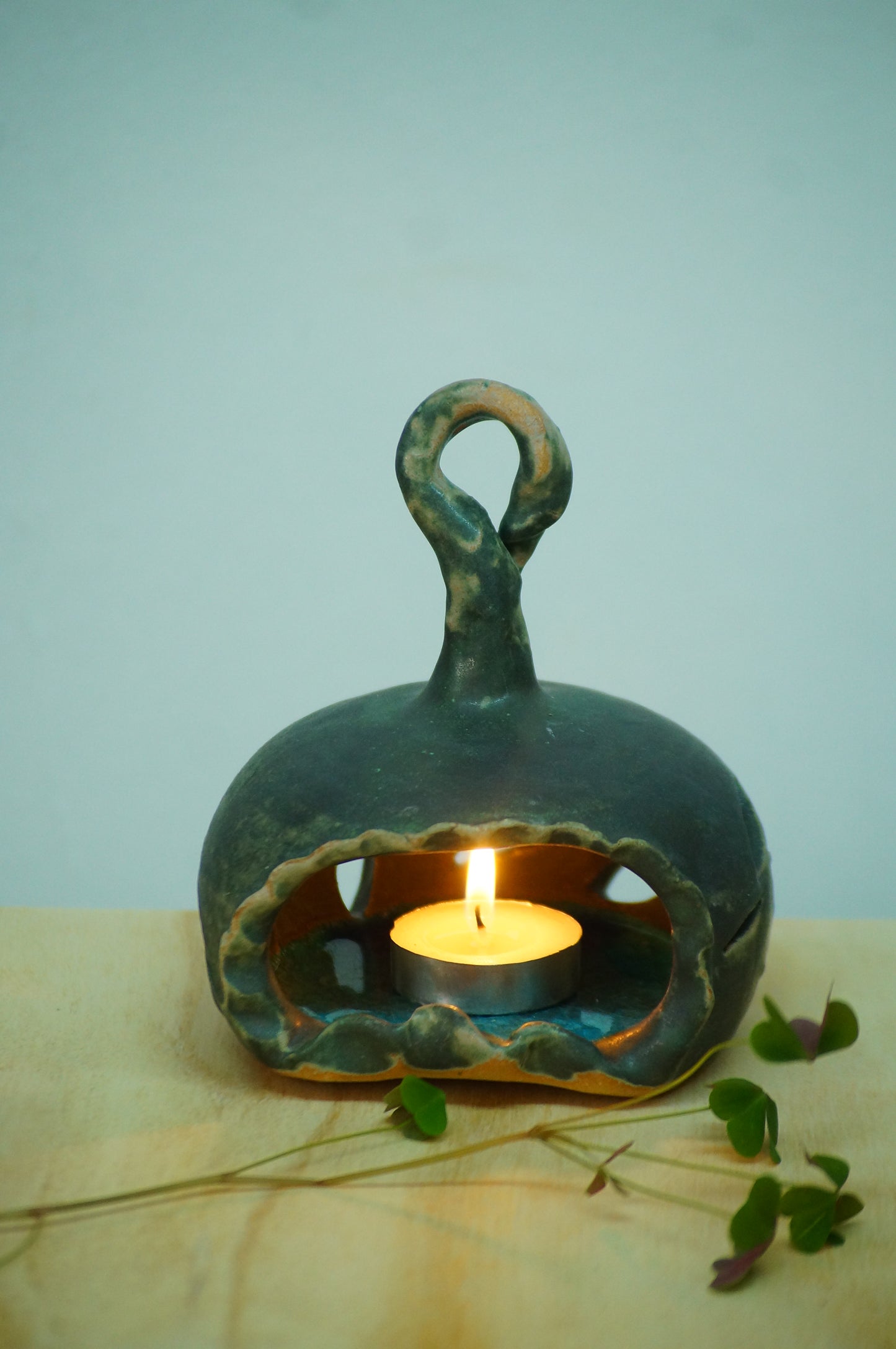 Luminaria de fantasía en azul marino